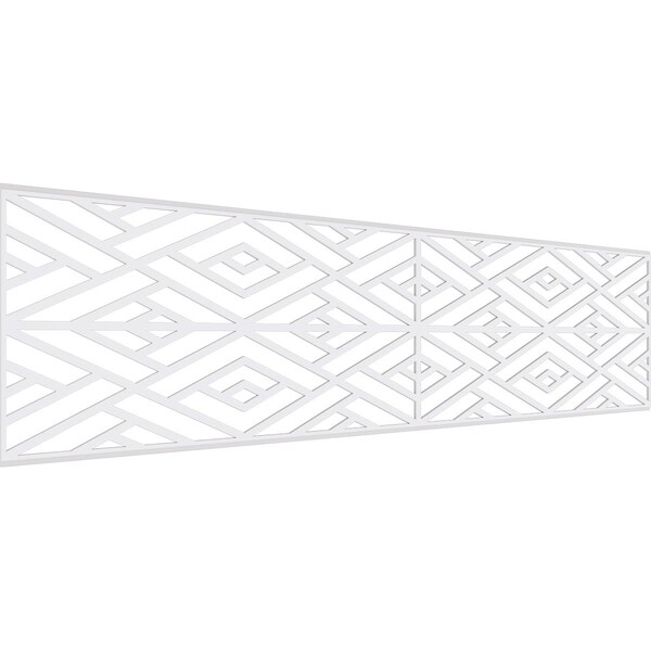 Ekena Millwork Set of Four Panels for 94 1/2"W x 24 1/4"H Killeen Fretwork Wainscot Wall Paneling WPKP12X01X47KLN - main